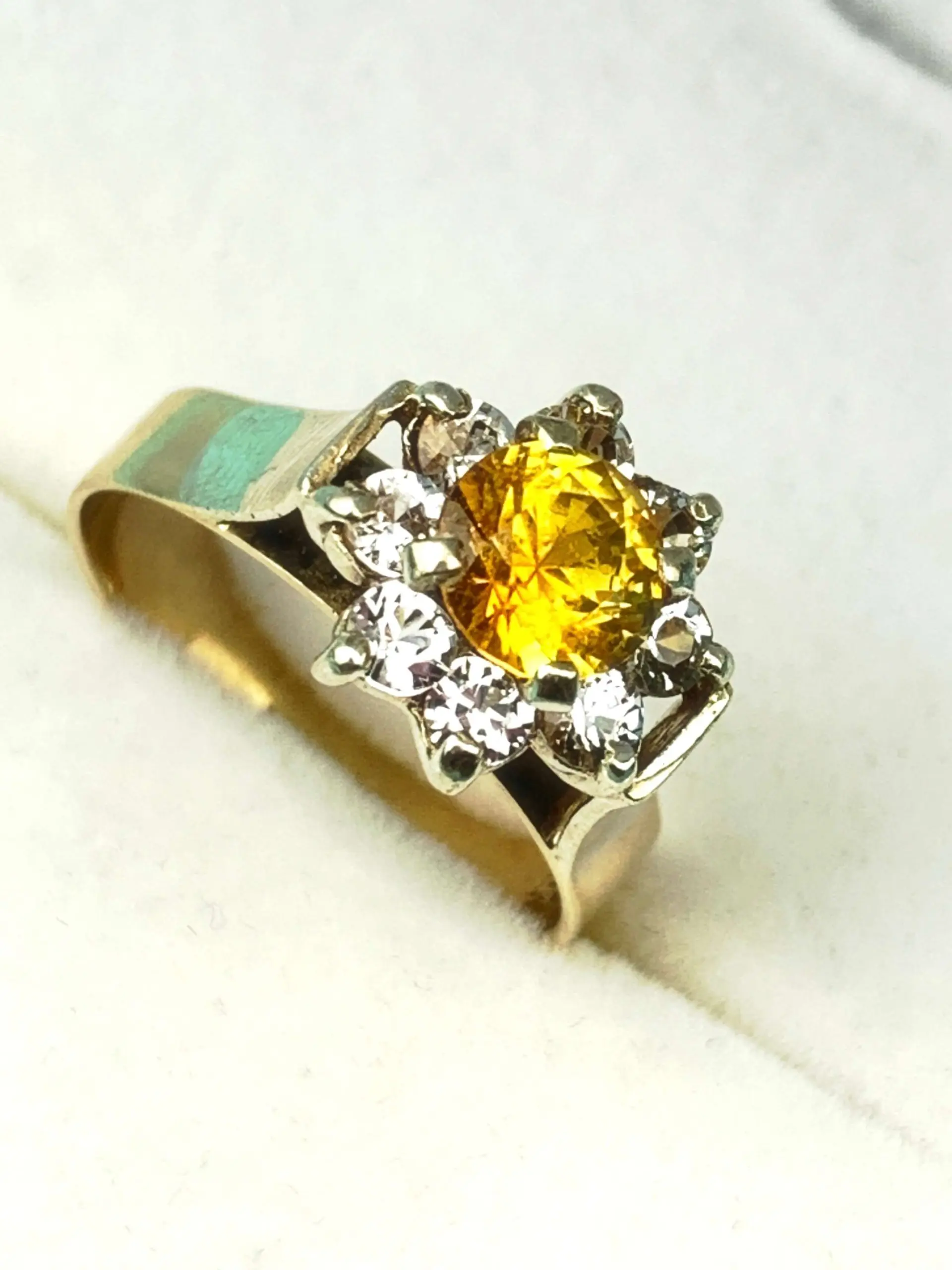 9ct Gold Citrine Ring