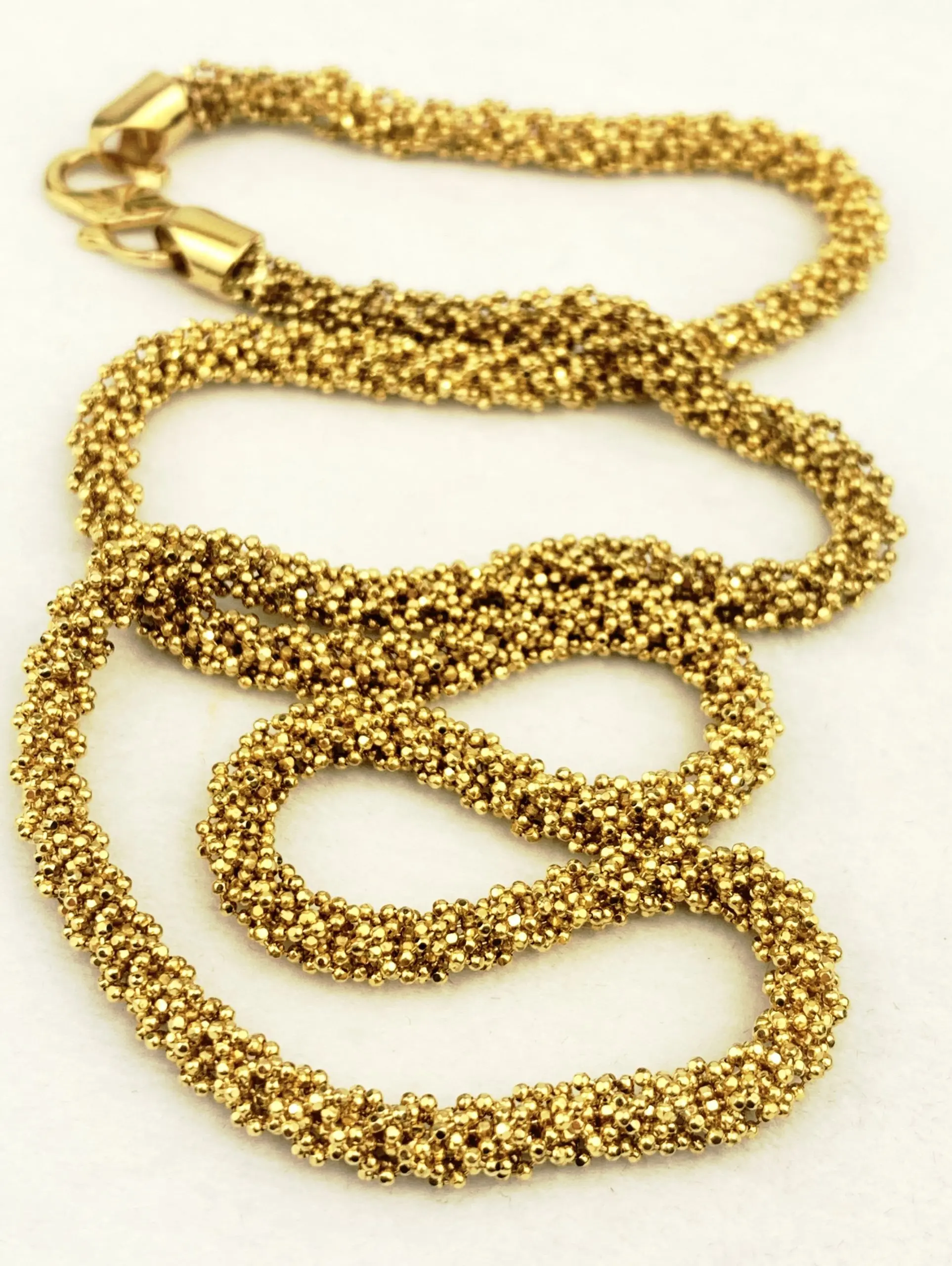 22ct Solid Gold Necklace Fancy Chain - Image 3
