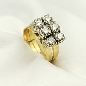 Vintage 18ct Gold Diamond Ring