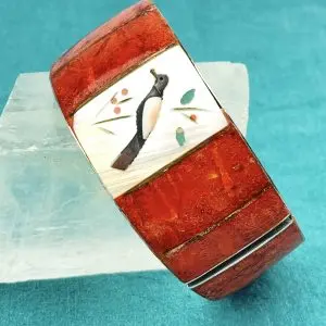 Handmade Native American Sterling Silver Open Cuff Bracelet Bangle