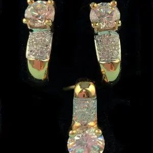 14ct Gold Pendant & Earrings Set - BRAND NEW