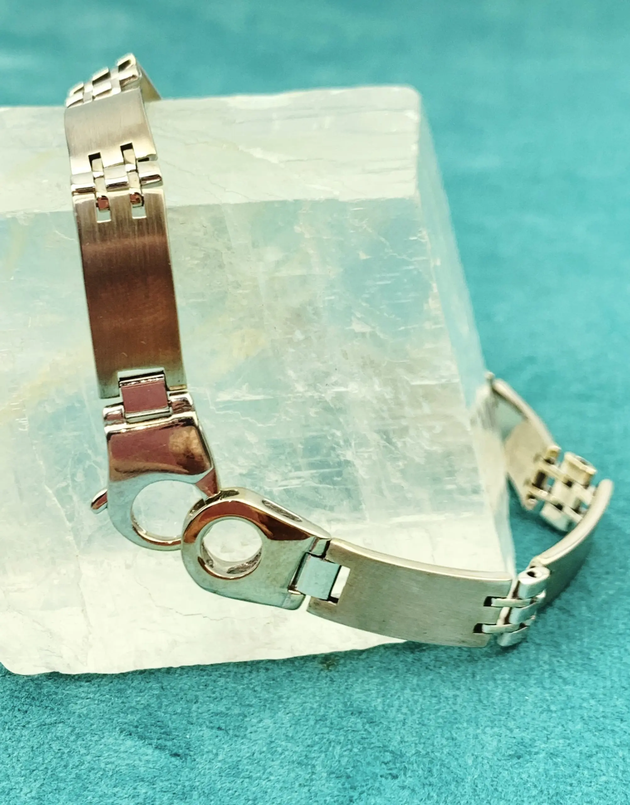 18ct White Gold Mens Bracelet - Image 3