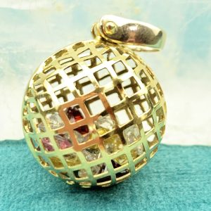 18ct Gold Orb Ball Pendant