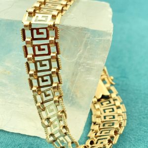 14ct Gold Greek Key Bracelet