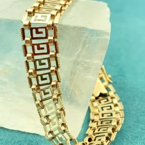 14ct Gold Greek Key Bracelet