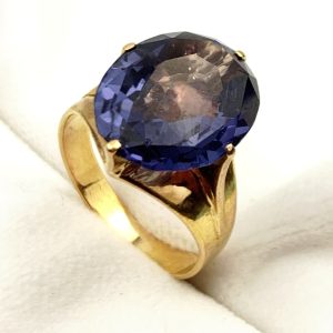 Vintage 22ct Gold Amethyst Ring