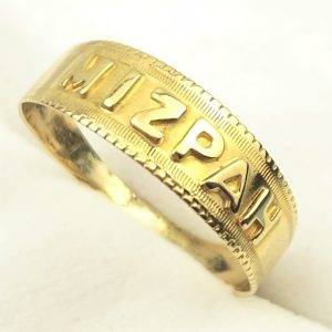 Antique 18ct Gold MIZPAH Ring