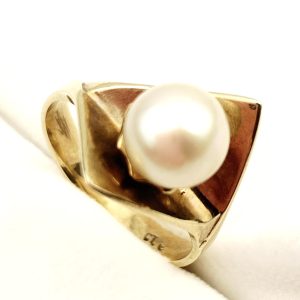 9ct Gold Pearl Ring