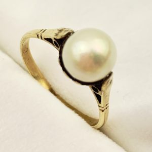 9ct Gold Pearl Ring