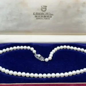 Vintage Mikimoto Pearl Necklace