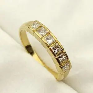 18ct Gold Diamond Wedding Eternity Ring