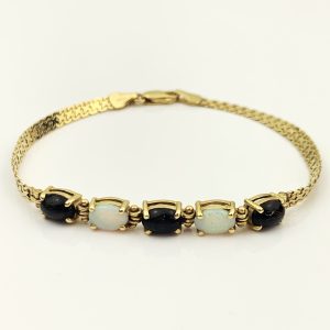 14ct Gold Opal Bracelet