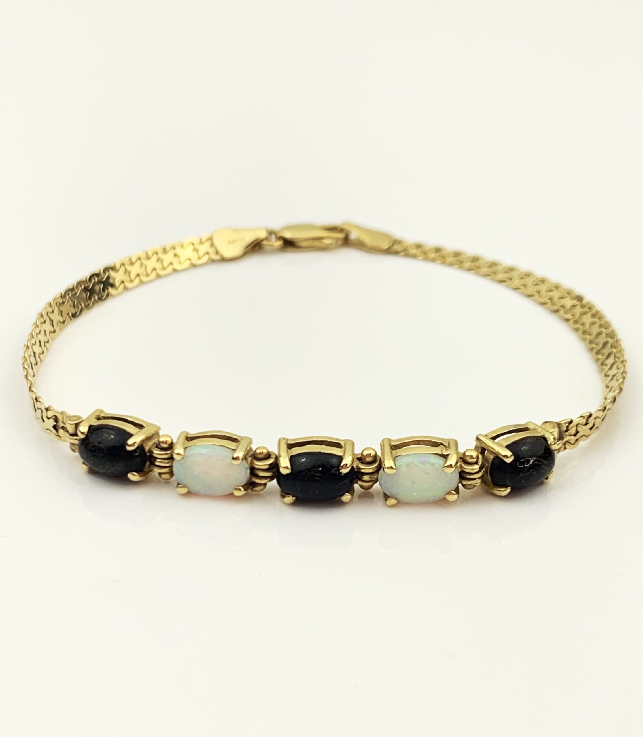 14ct Gold Opal Bracelet