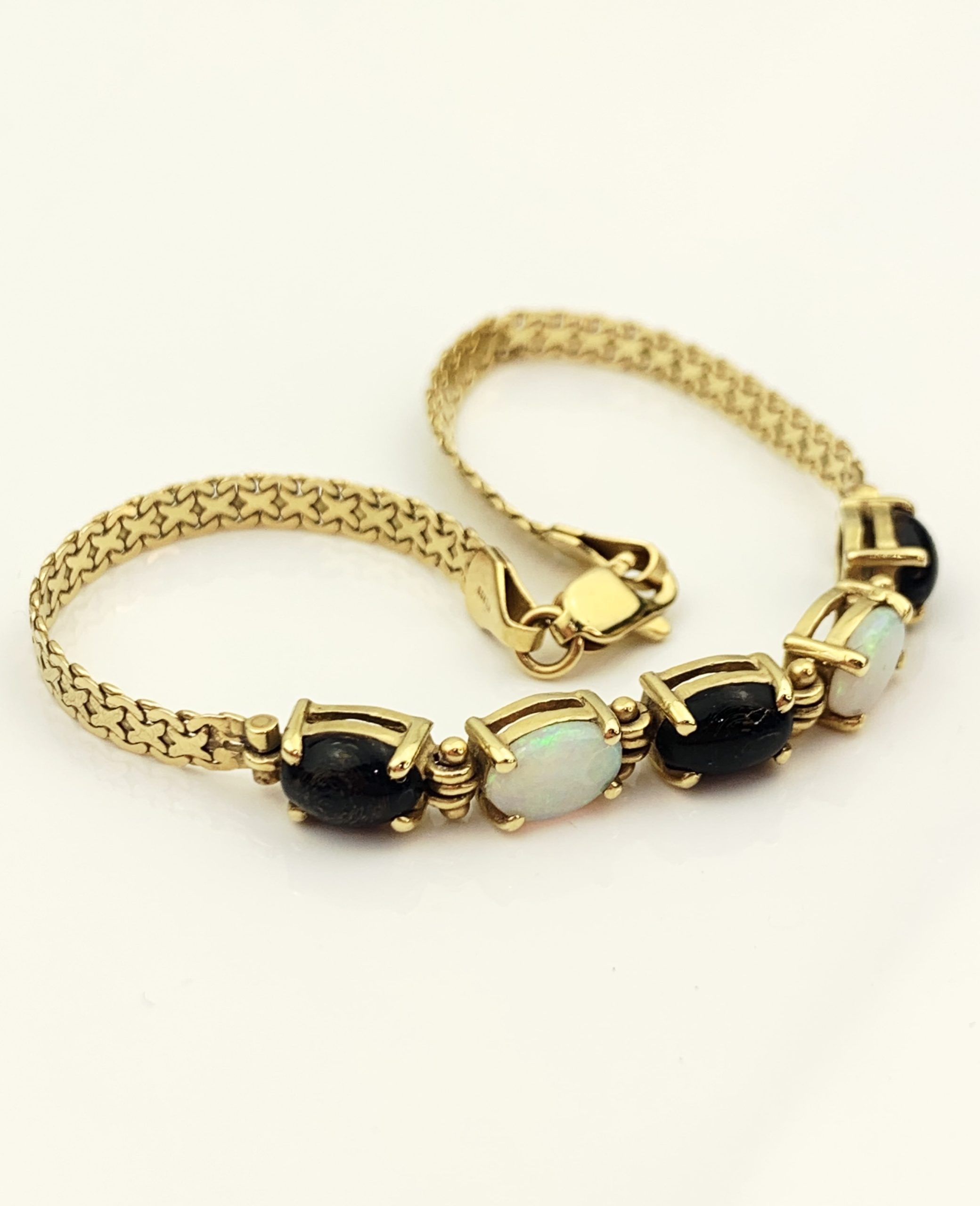 14ct Gold Opal Bracelet - Image 3