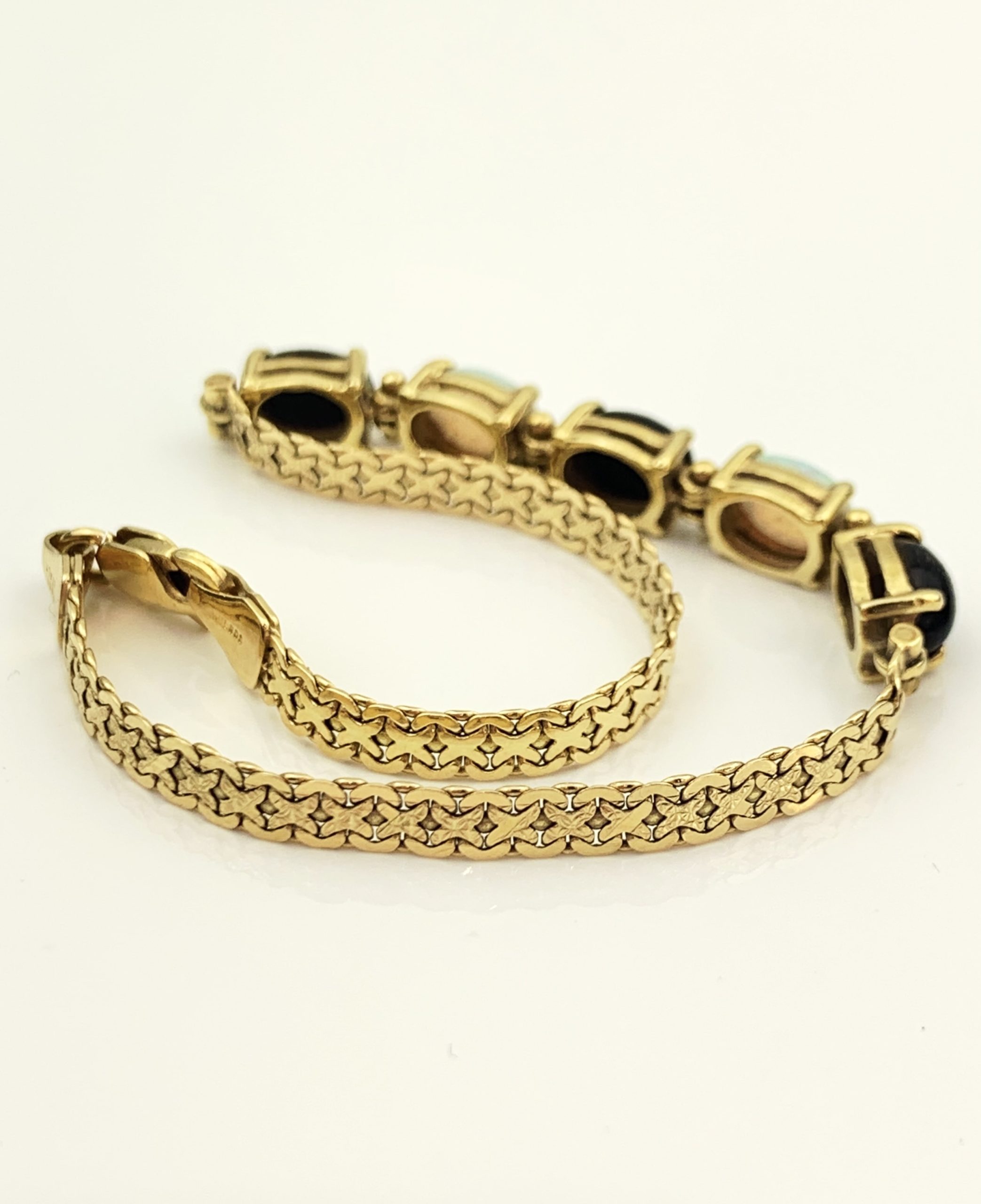 14ct Gold Opal Bracelet - Image 4