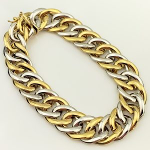 18ct 2-Tone Gold Bracelet