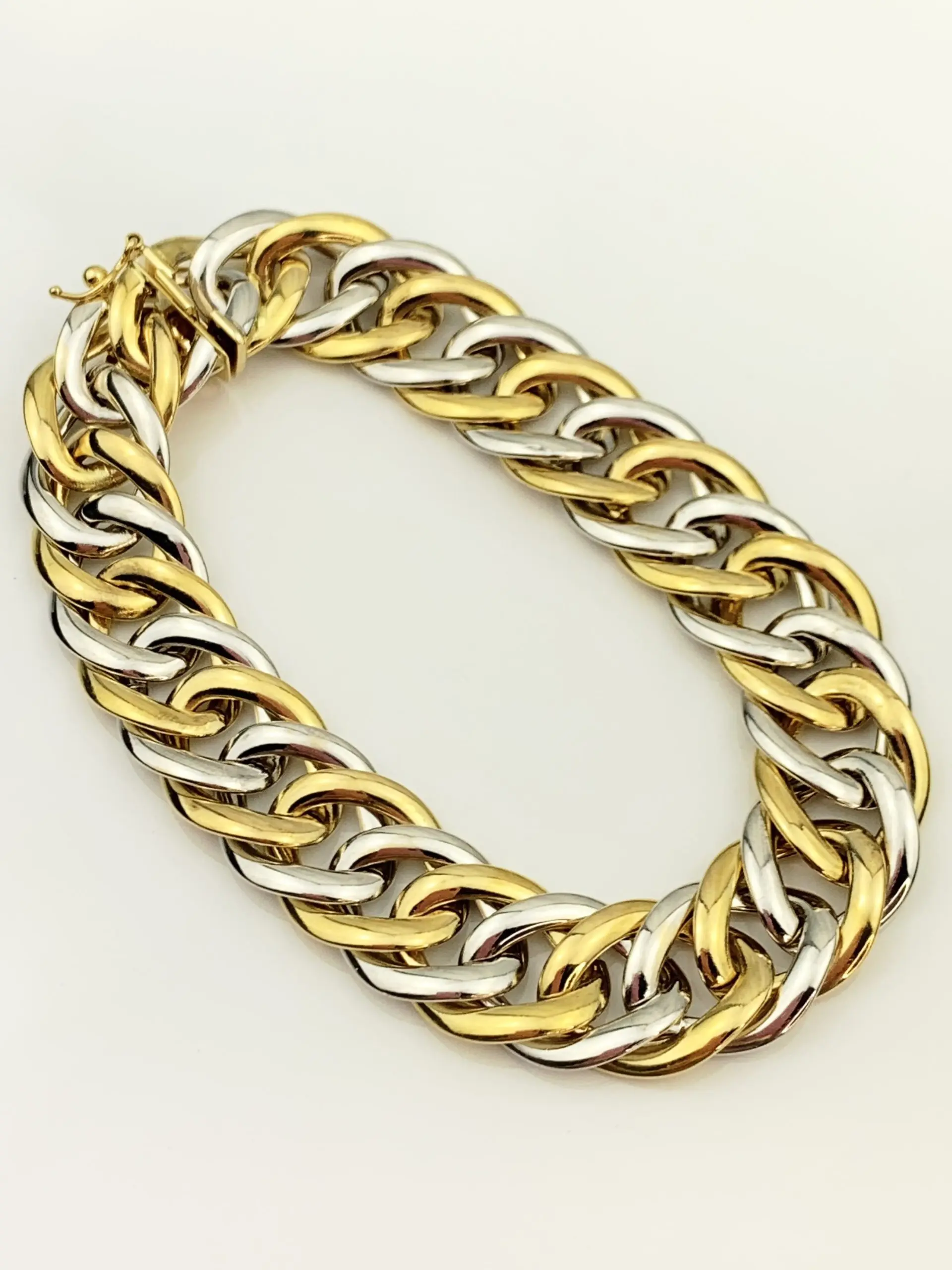 18ct 2-Tone Gold Bracelet
