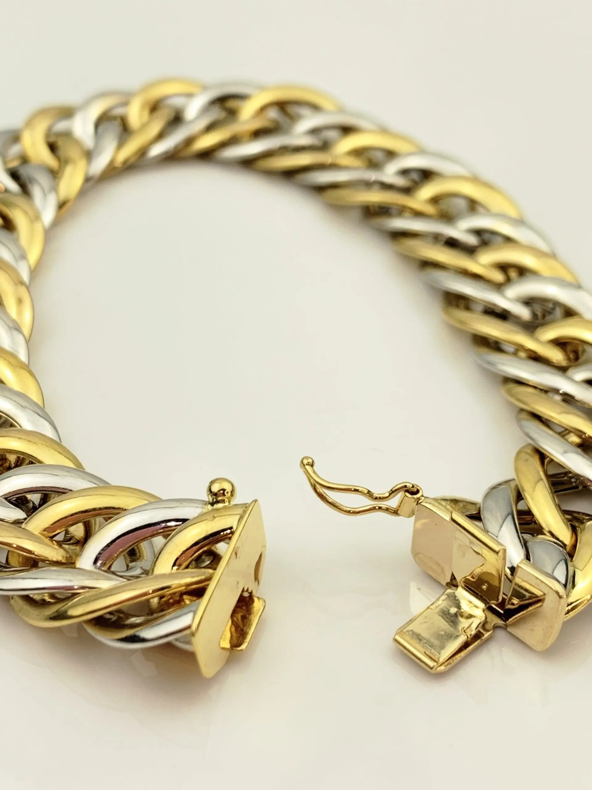 18ct 2-Tone Gold Bracelet - Image 3