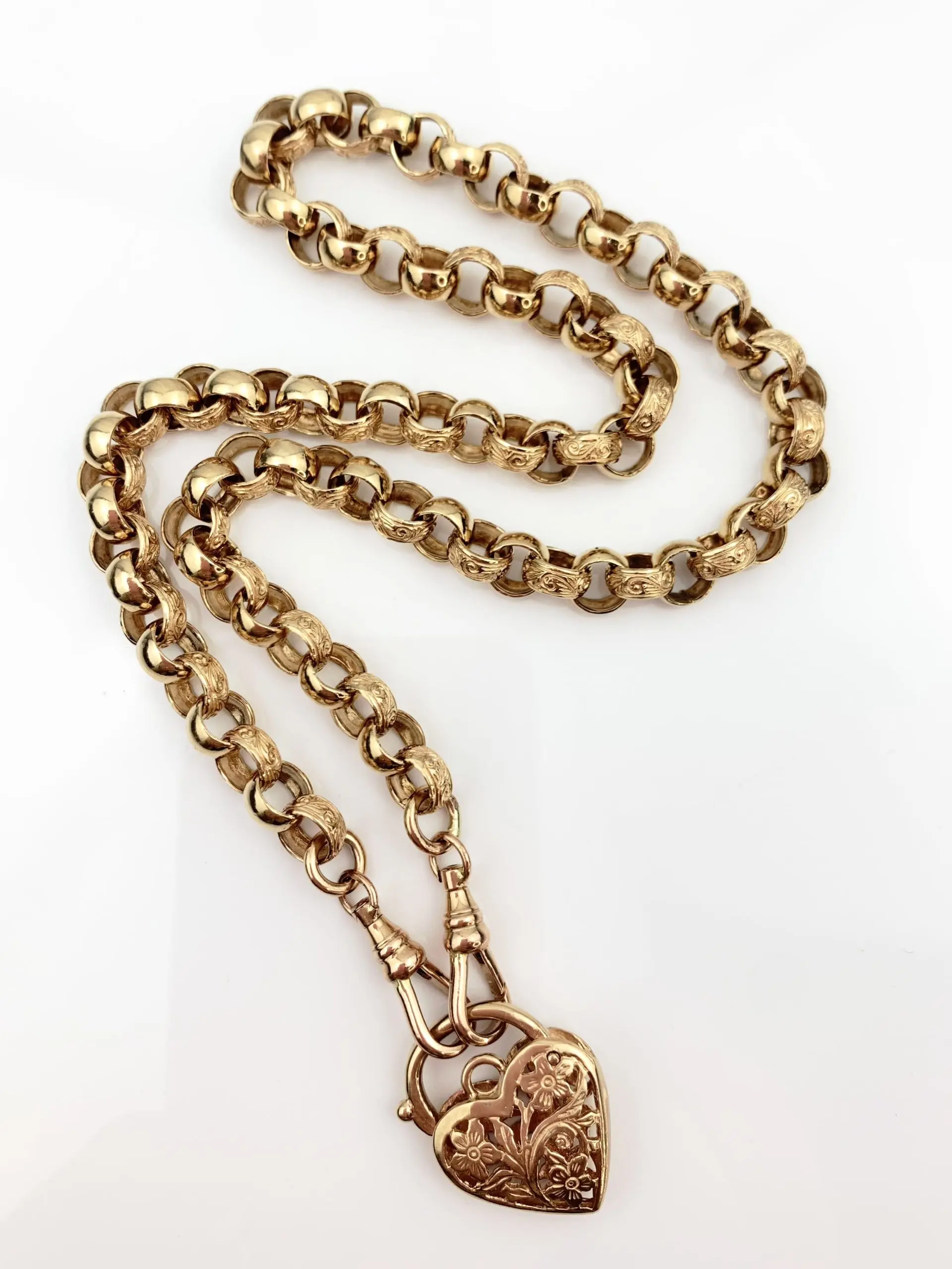 Vintage 9ct Rose Gold Necklace - Image 2