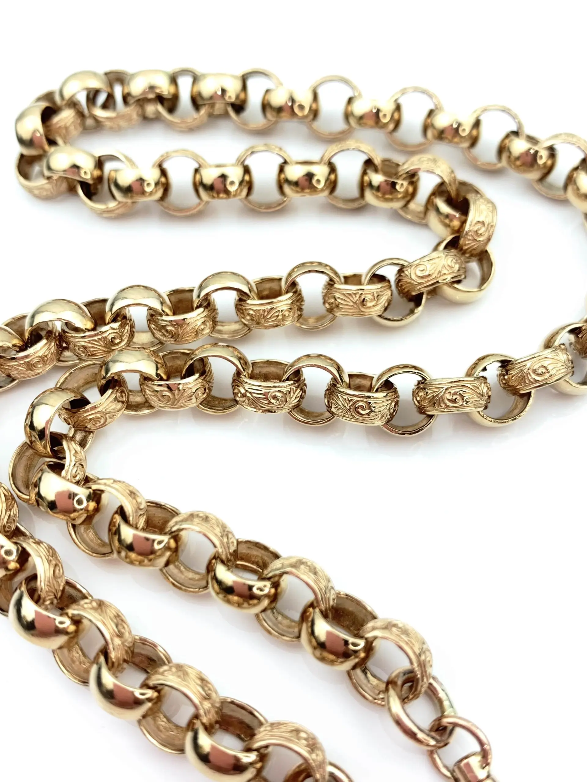 Vintage 9ct Rose Gold Necklace - Image 4