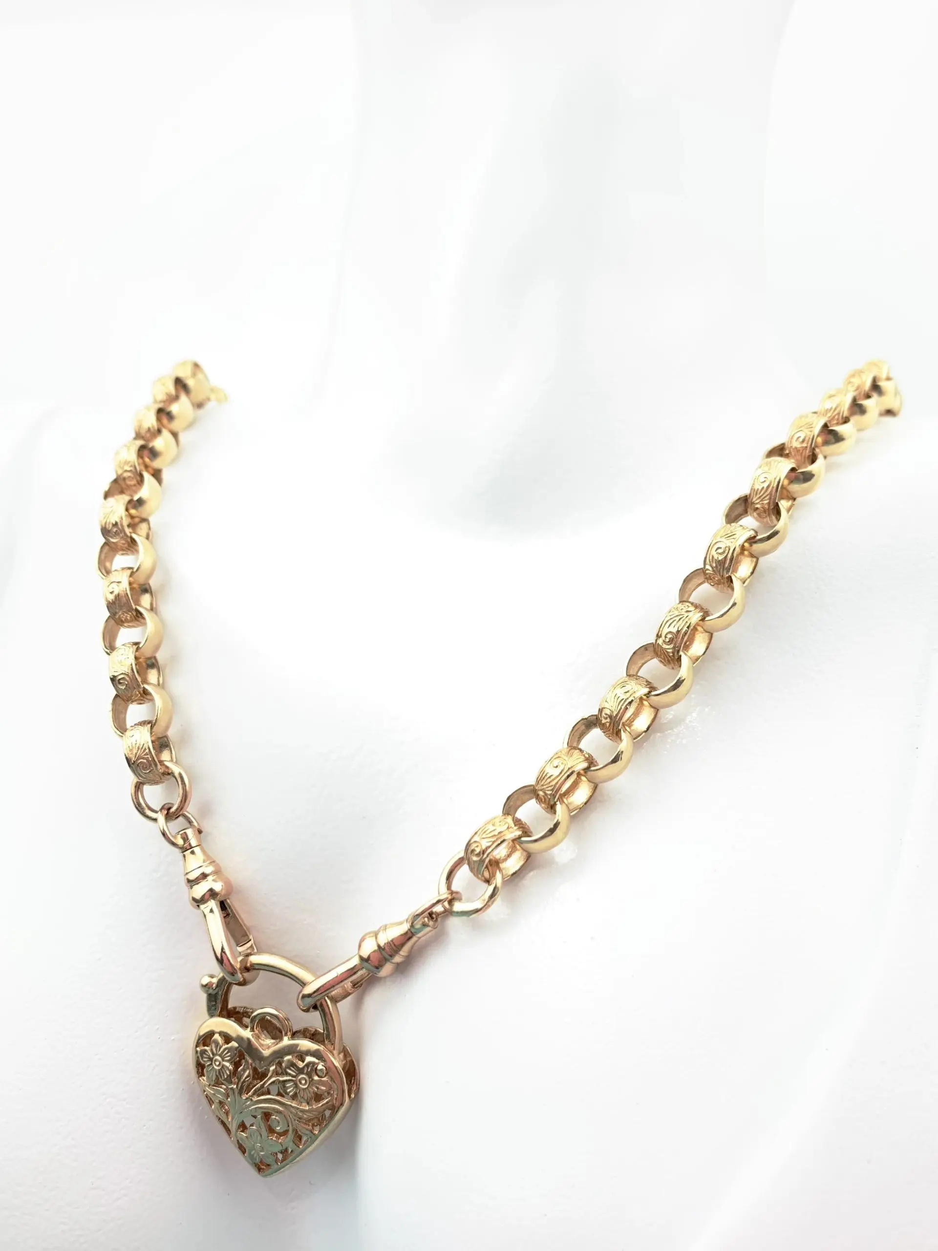 Vintage 9ct Rose Gold Necklace - Image 3