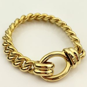 Nicolis Cola 18ct Gold Curb Link Bracelet
