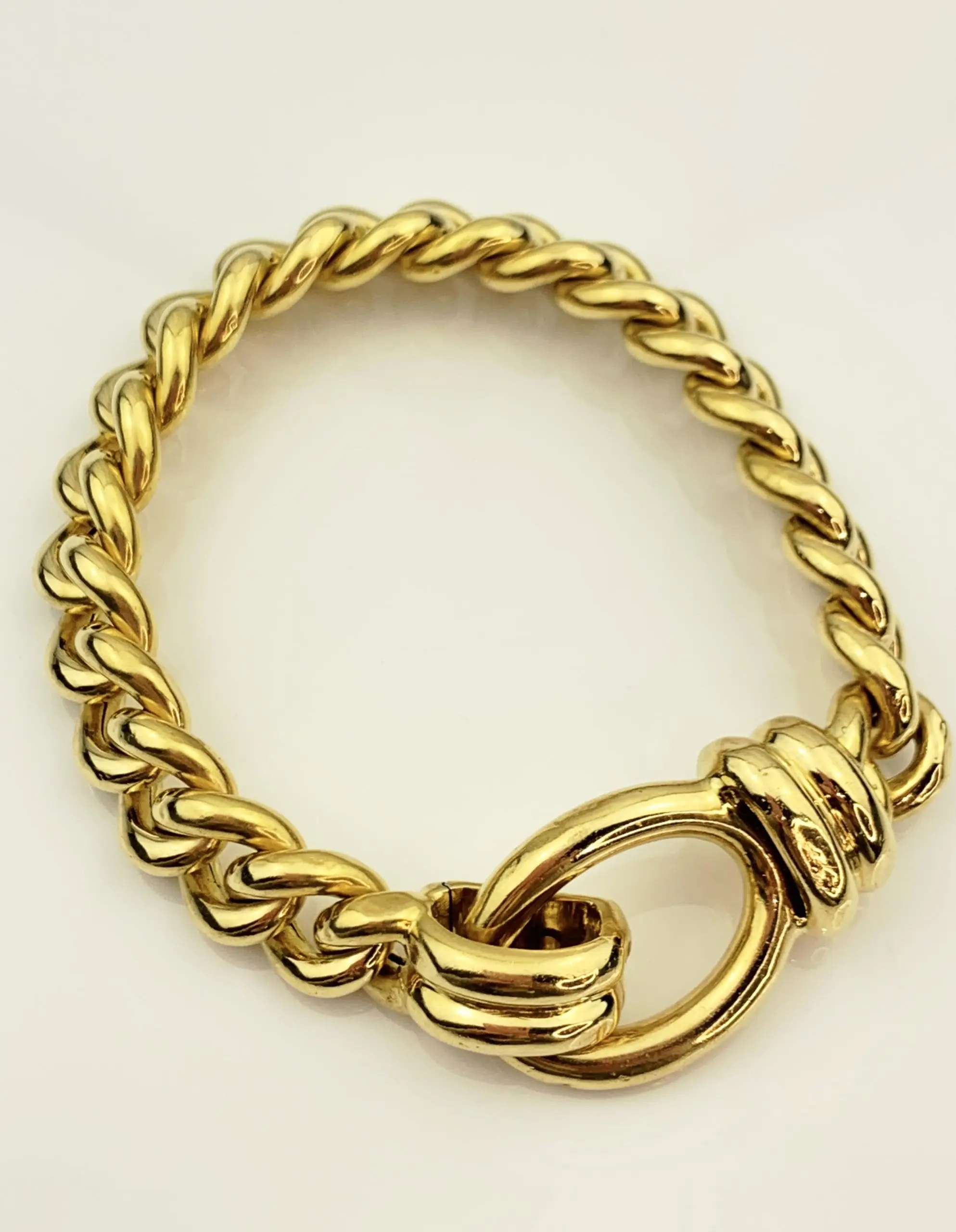 Nicolis Cola 18ct Gold Curb Link Bracelet - Image 2