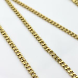 14ct Gold Chain Curb Link Necklace