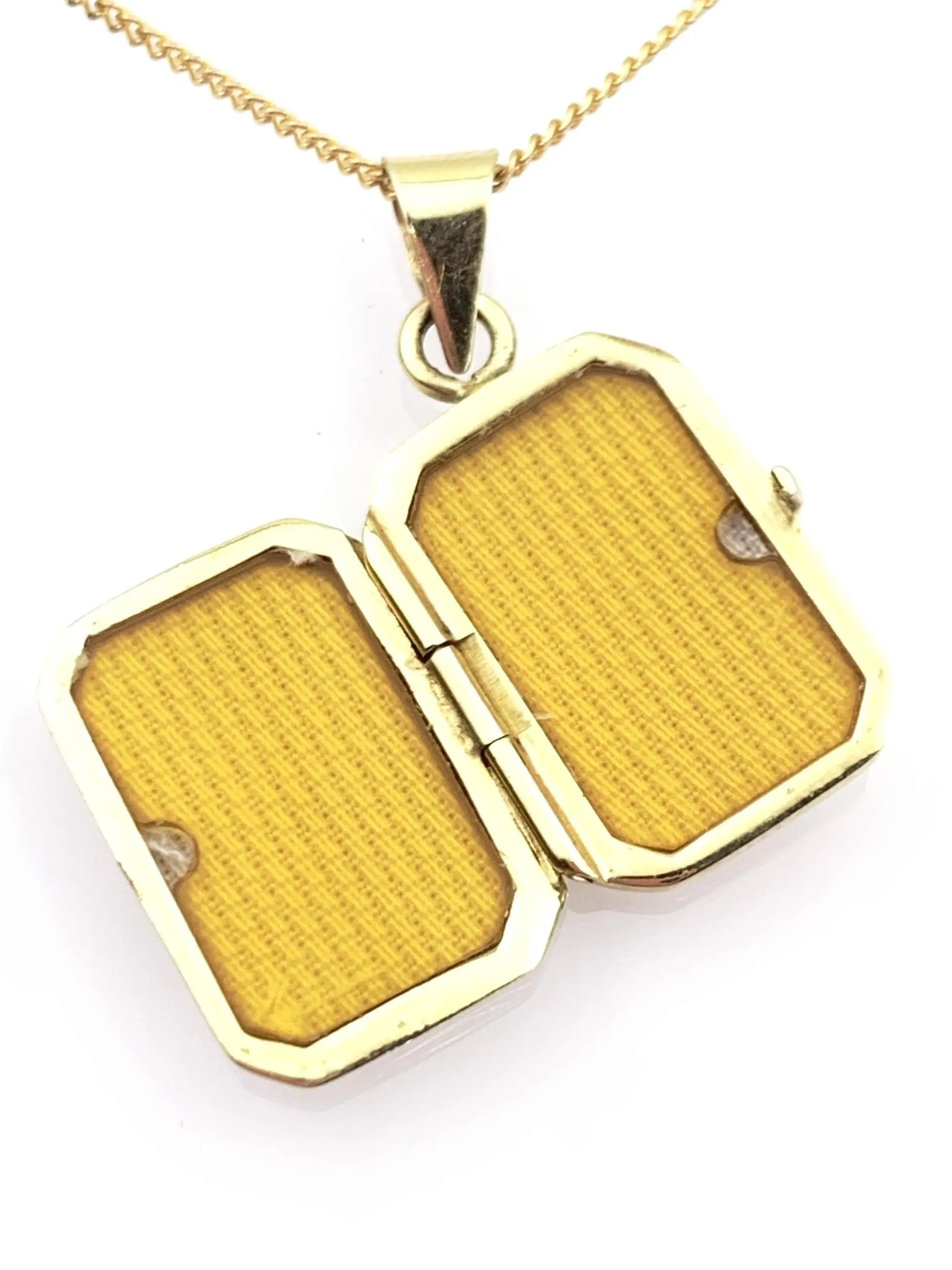 Vintage 14ct Gold Locket Pendant - Image 2