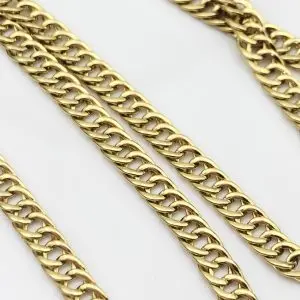 18ct Gold Chain Curb Link Necklace