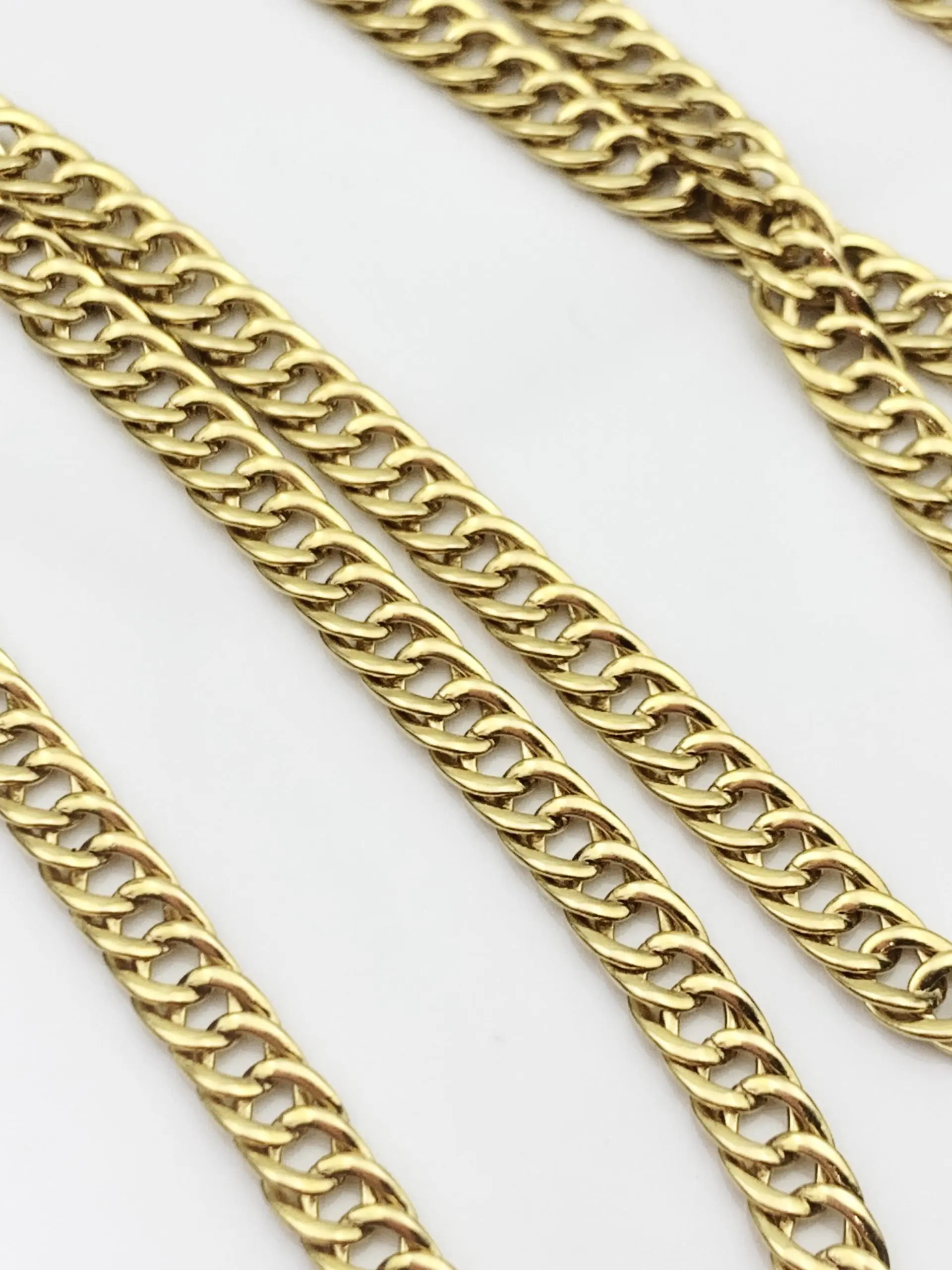 18ct Gold Chain Curb Link Necklace