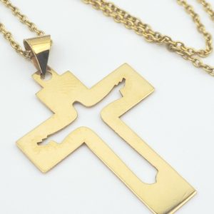 18ct Gold Cross Pendant  - Brand New!