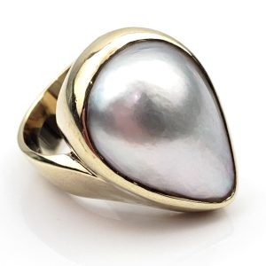 9ct Gold Pearl Ring