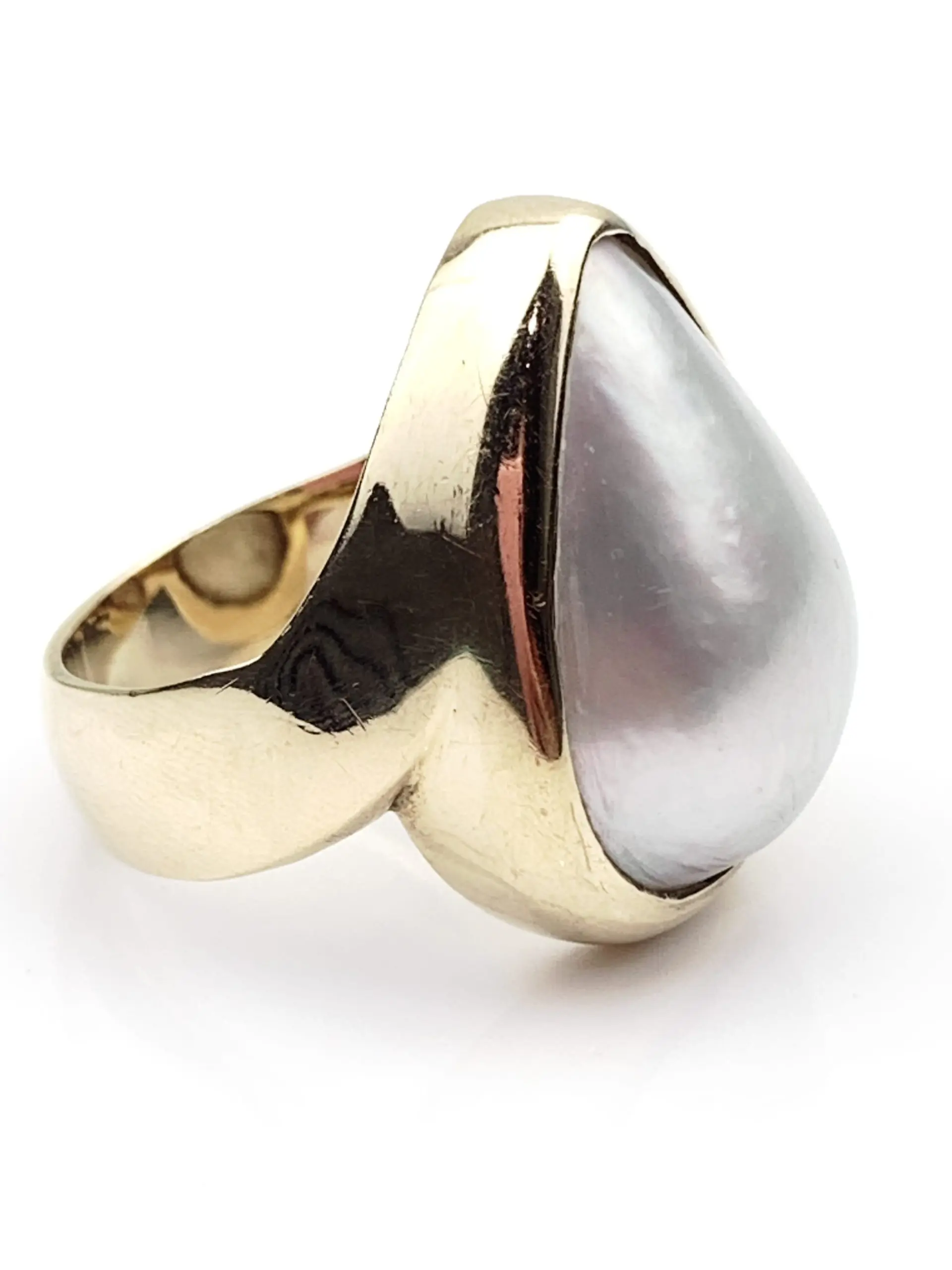 9ct Gold Pearl Ring - Image 3