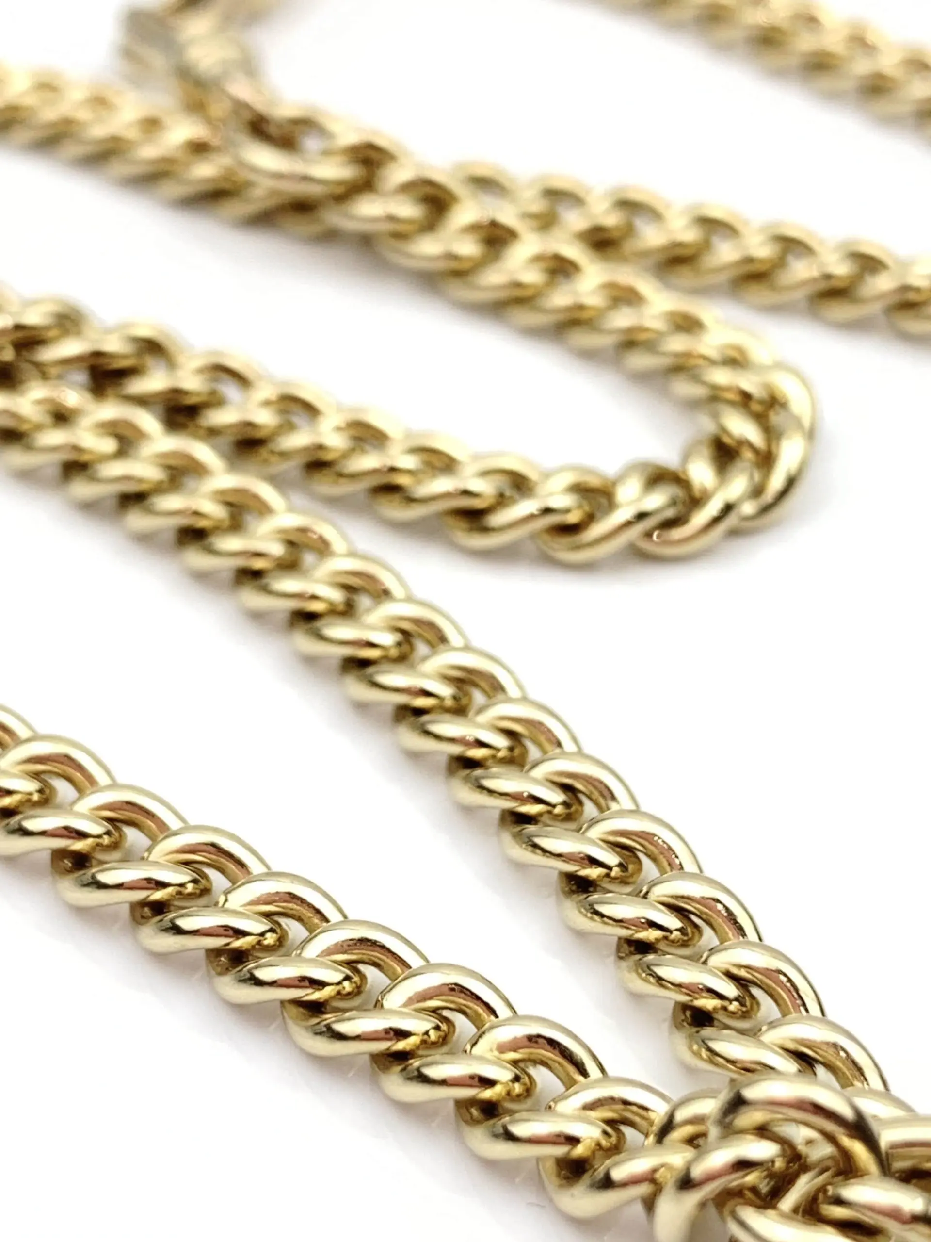 9ct Gold Albert Chain & T-Bar Fob Necklace - Image 2