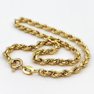 18ct Twisted Rope Gold Bracelet