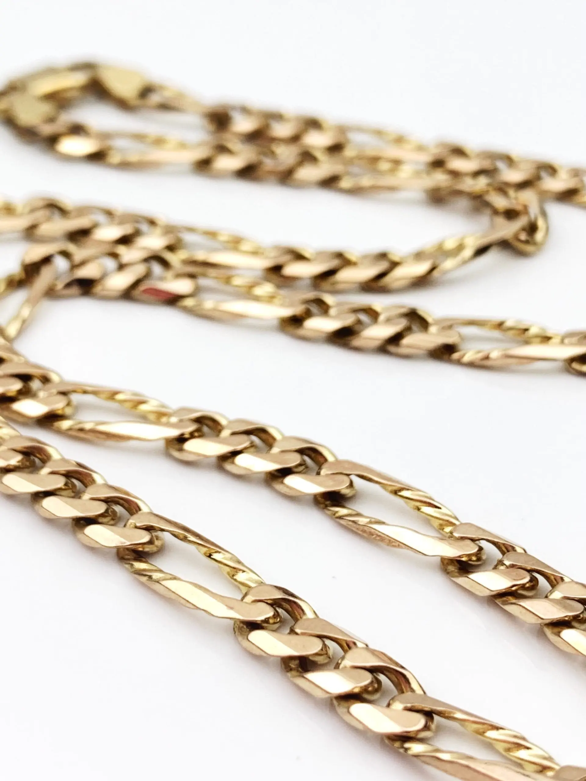 9ct Gold Chain Figaro Link Necklace