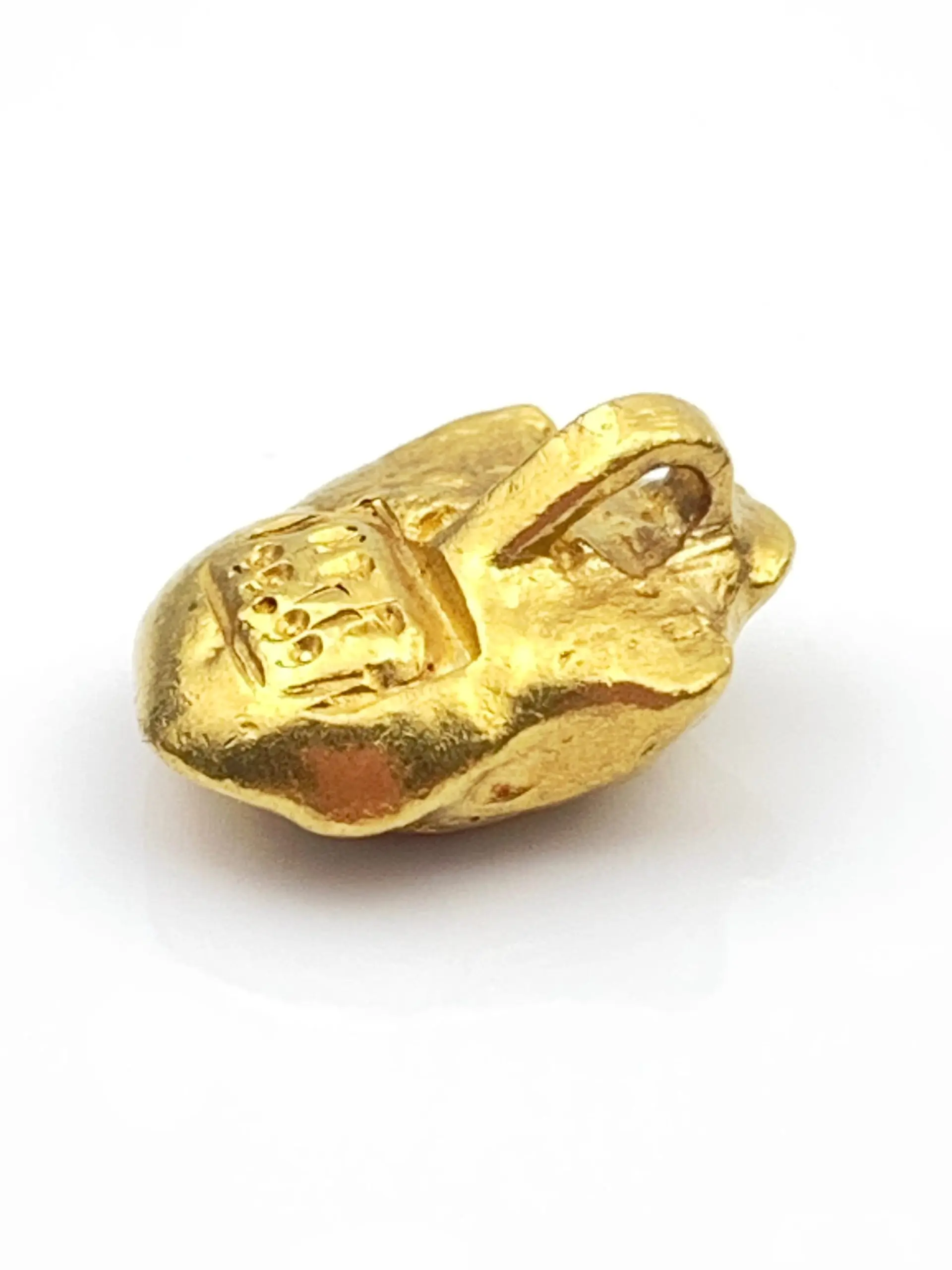 Solid 24ct Gold Nugget Pendant - Image 3