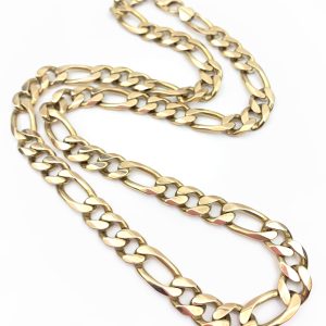9ct Gold Chain Figaro Link Necklace