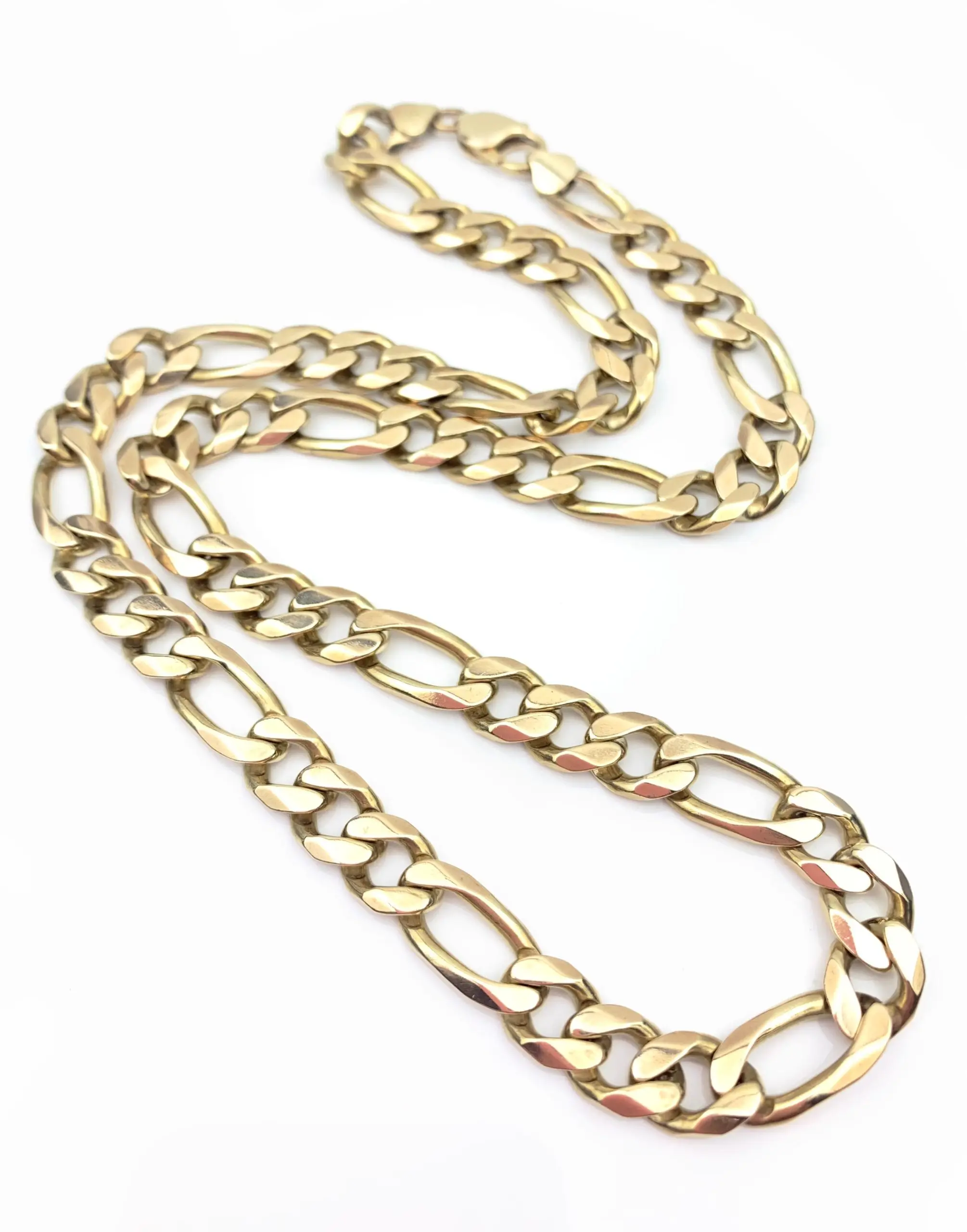 9ct Gold Chain Figaro Link Necklace