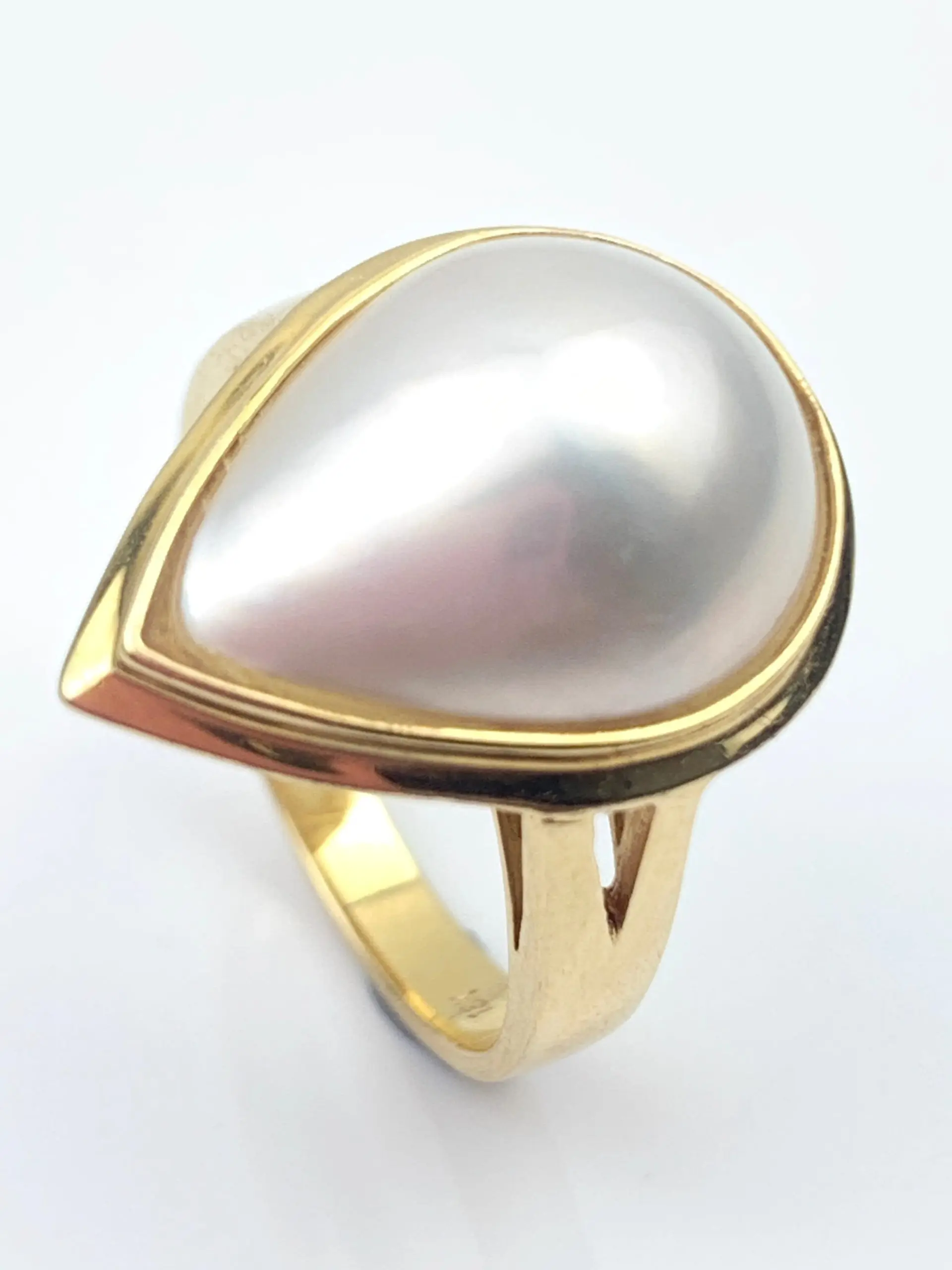 18ct Gold Pearl Ring
