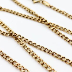 9ct Gold Chain Curb Link Necklace