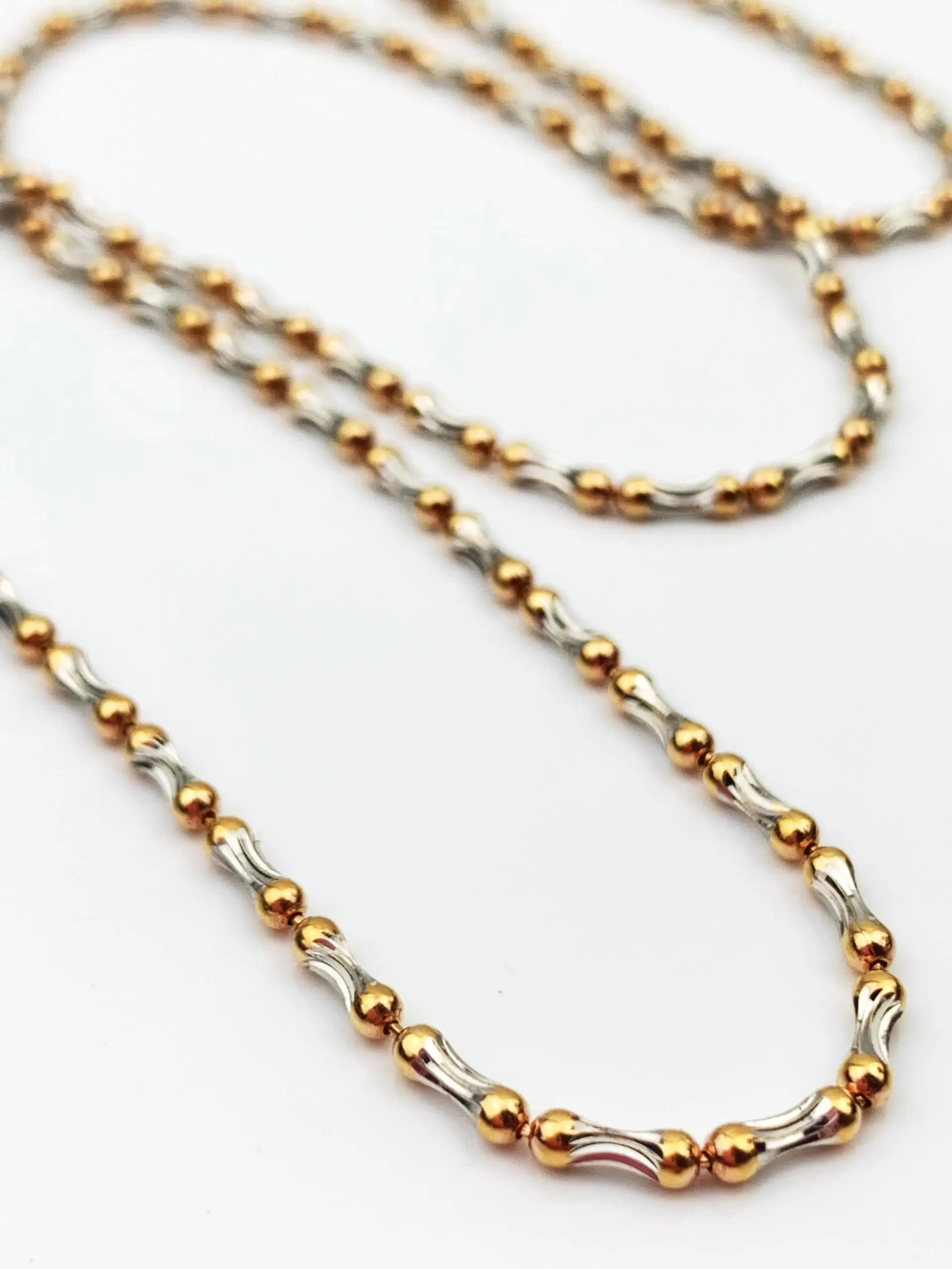 21ct Two-tone Gold Necklace