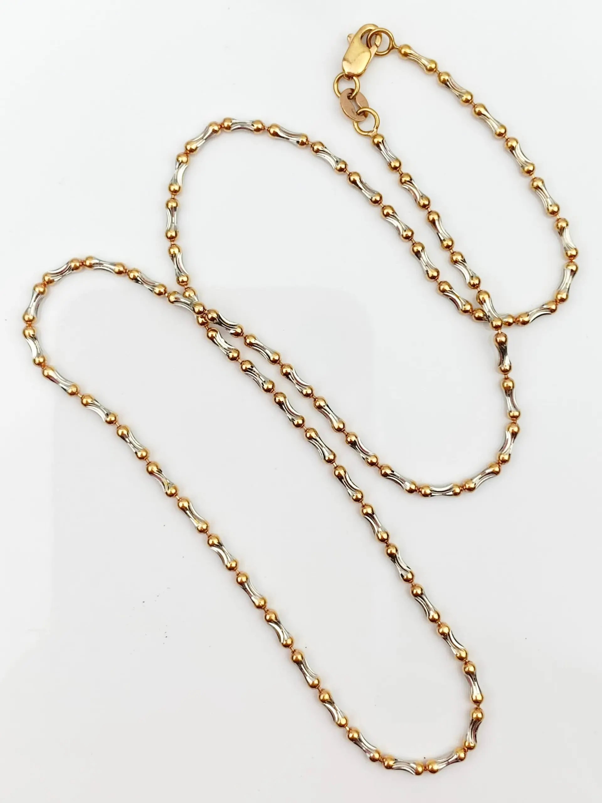 21ct Two-tone Gold Necklace - Image 3