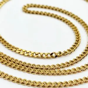 9ct Gold Chain Curb Link Necklace
