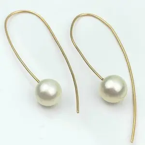 9ct Gold Pearl Earrings
