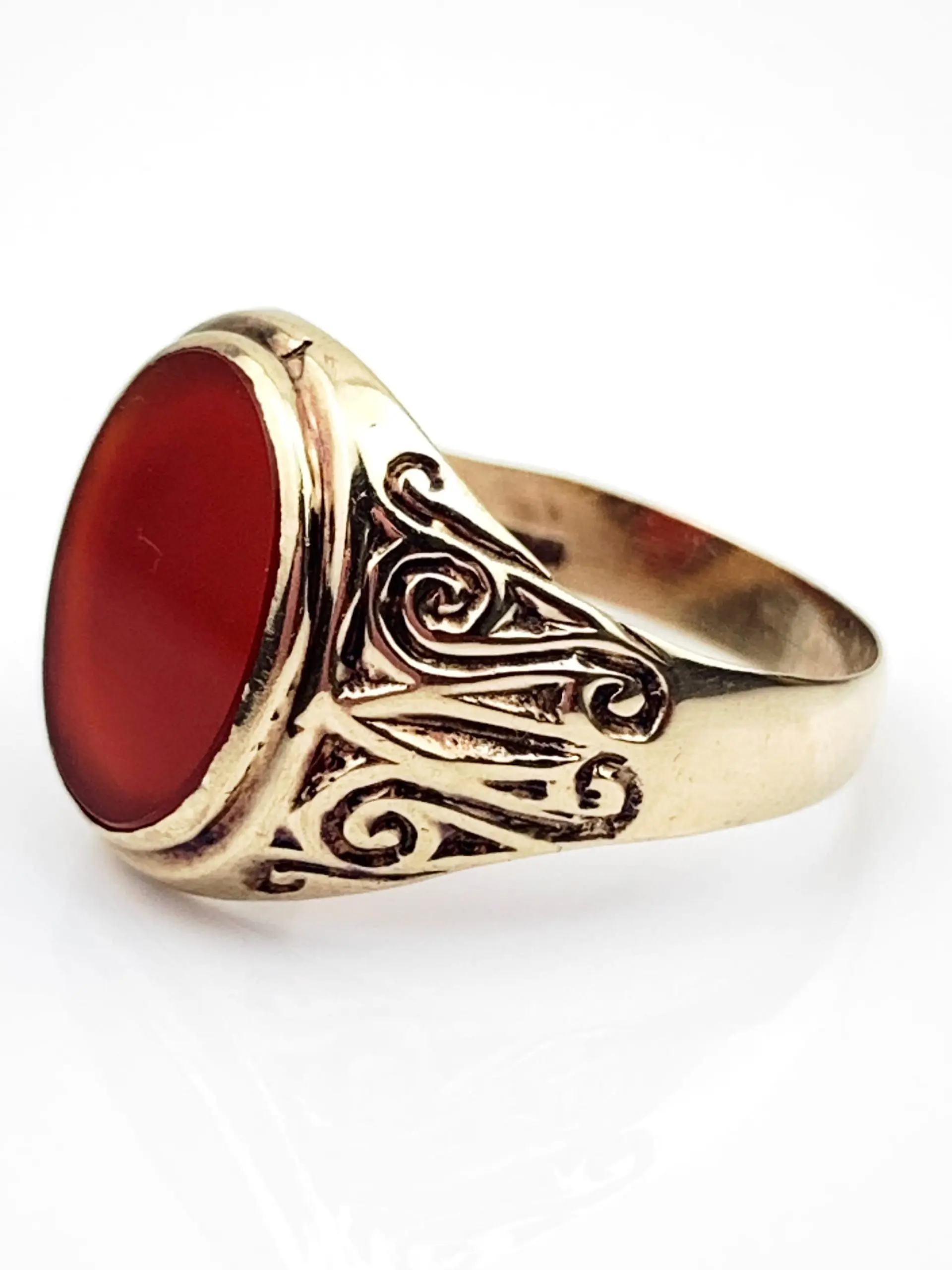 Vintage 9ct Gold Signet Ring - Image 3