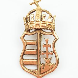 9ct Gold Hungarian Coat Of Arms Pendant
