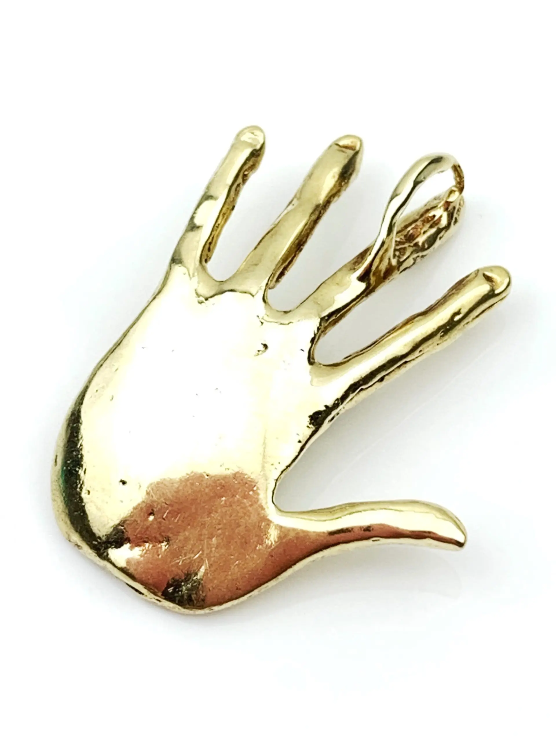 18ct Gold Hand Pendant - Image 3
