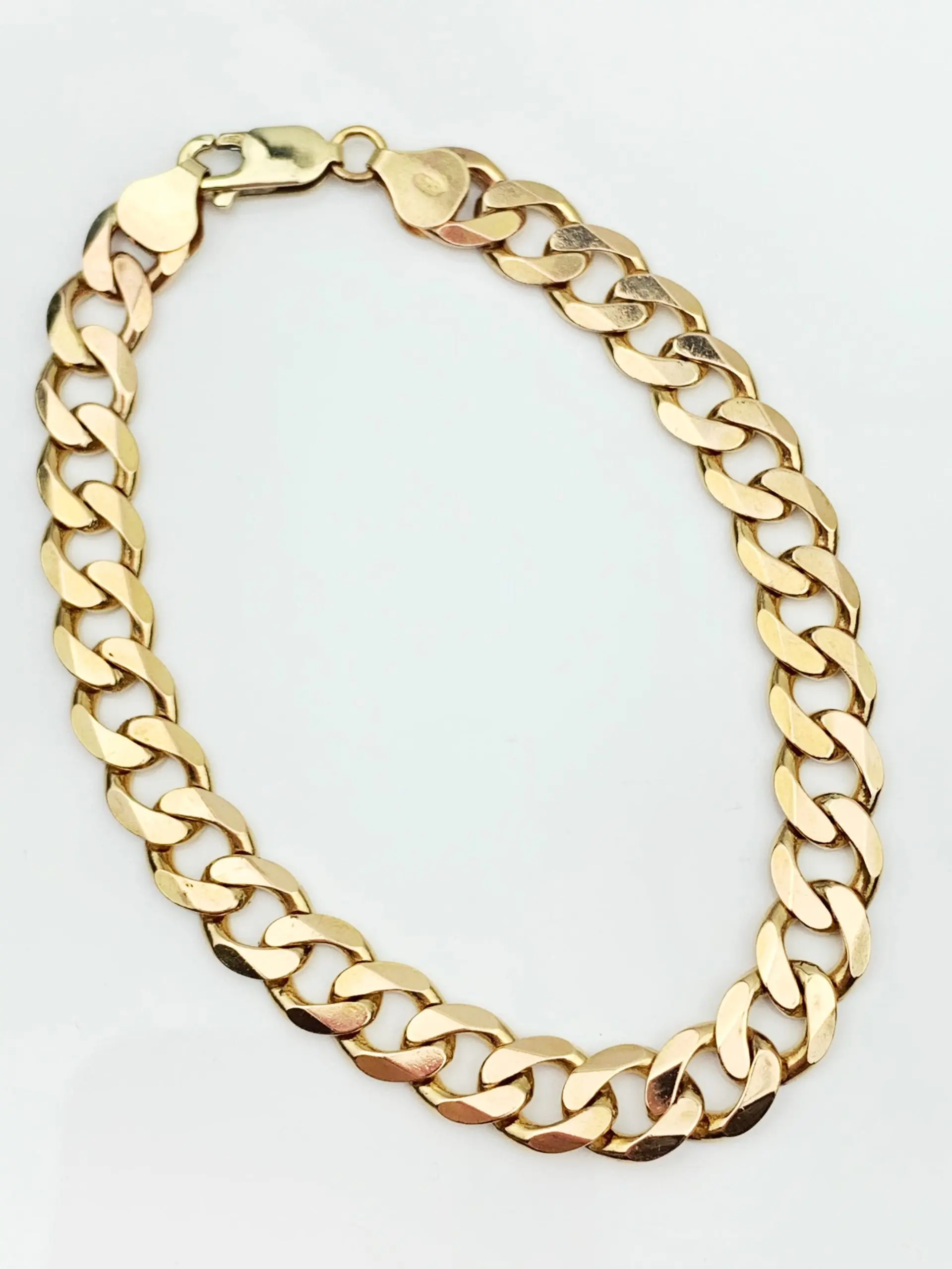 9ct Cuban Gold Bracelet - Image 3